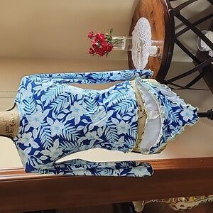 Hobie Lei Long Sleeve 2-Piece Rashguard Swimsuit - Girls